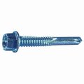 Buildright Self-Drilling Screw, #12 x 1-1/4 in, Zinc Plated Steel Hex Head Hex Drive, 69 PK 54827